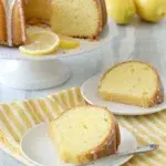 Lemon Bundt Cake Recipe: The Best Moist and Flavorful Twist 1 Moist lemon Bundt cake sliced and served on white plates